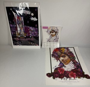 Prince Memorial Collage Art Prints  R.I.P. Prince Portrait & Tribute Artwork