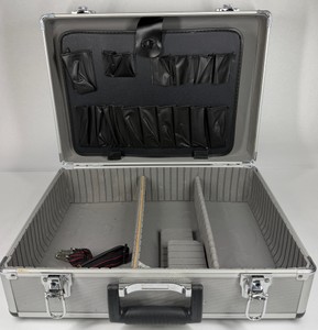 Aluminum Hard-Shell Tool & Equipment Case with Adjustable Dividers and Lid Organizer