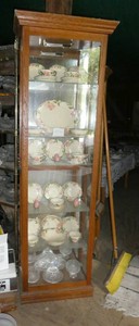 Nice Curio or China Cabinet 21x10x77