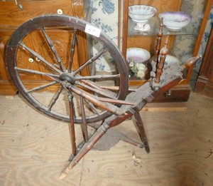 Vintage Spinning Wheel