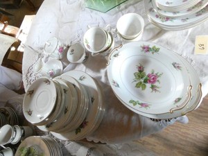 Kyoto Roseverte and Noritake ChinaPeony China
