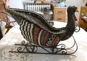 Totally Turkey sleigh, awesome vintage item
