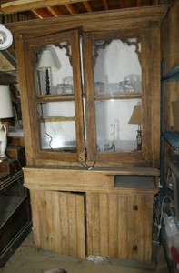 Vintage cupboard - 50 tall 48 wide 15 deep