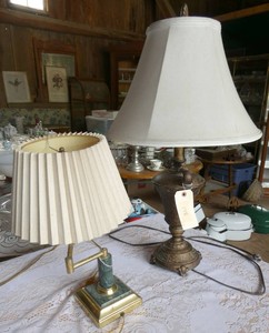 Two vintage lamps