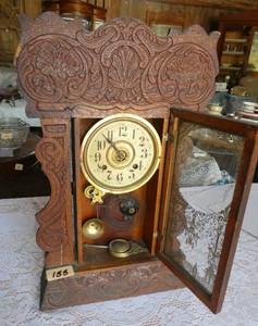 Vintage Gingerbread clock - New Haven clock co.