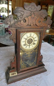 Vintage Waterbury Gingerbread Mantle clock