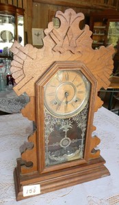 Antique Ansonia Gingerbread Mantle Clock