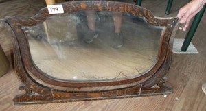 Antique dresser mirror