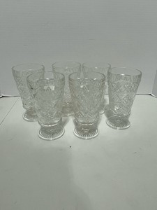 Set of 6 Vintage Hazel Atlas Big Top Peanut Butter Glasses