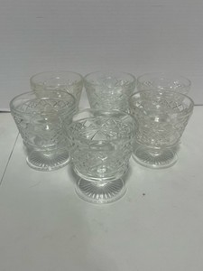 Set of 6 Vintage Hazel Atlas Big Top Peanut Butter Sherberts