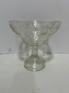 Beautiful Harvest Grape Colony Glass Large Compote