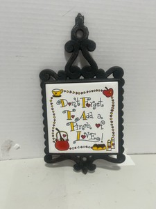 Cute Trivet Dont Forget to Add a Pinch of Love