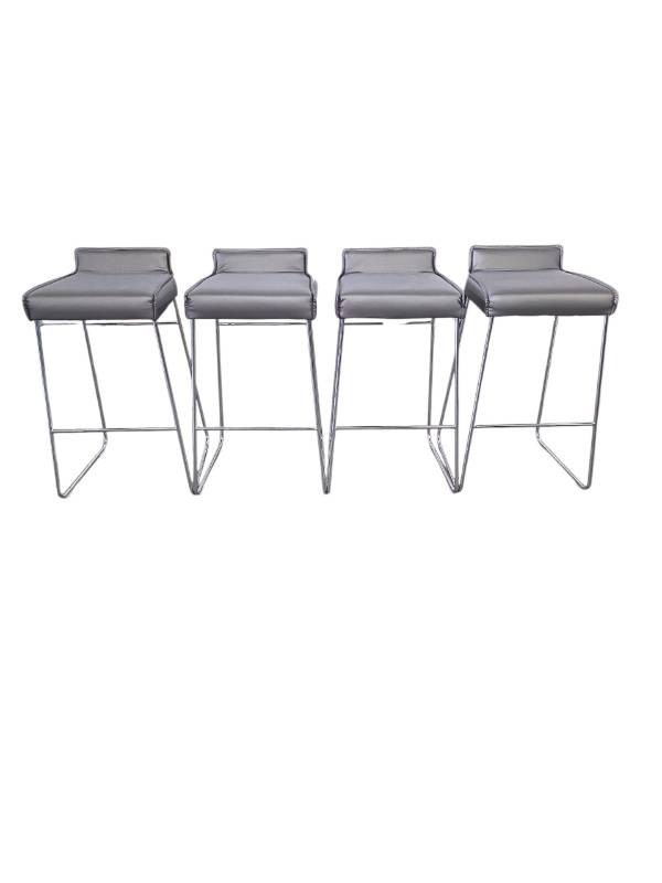 Set of Four Allermuir Tommo High StoolsGrey Retail $750