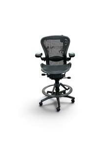 Herman Miller Aeron Drafting Stool Size B Retail $2000