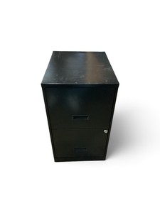 2 drawer Filing Cabinet-Black Retail $199