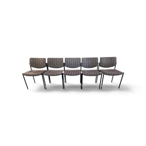 Set of 5 Steelcase Player Stacking Chairs Retail $349
