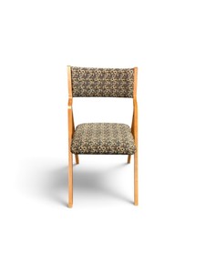 Set of Two Vintage Mid-Century Modern Wooden Folding Chairs Retail $399