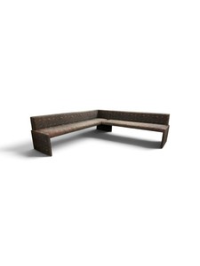 L-shaped Commercial-Grade Restaurant Booth or Banquette Seat Retail $3999