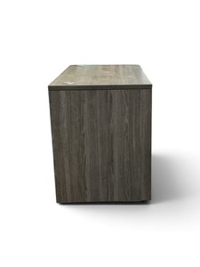 Gray Single-Pedestal Office Desk Retail $699
