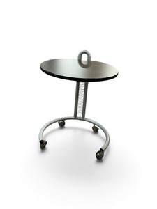Allsteel Side Table on Wheels Retail $449