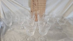 Set of Tall Sherbet Glasses Crystal