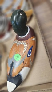 Duck Themed Lot, Decanter, Lamp, Figures