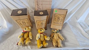 Collection of Three Mary Meyer Mohair Bears