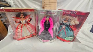Lot of Hoilday Barbies