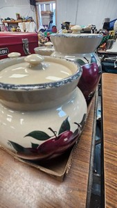 Apple Canister Set as Pictured