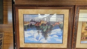 Pair of Wild Horses Prints as Shown