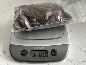 3 Pounds Lincoln Wheat Cents