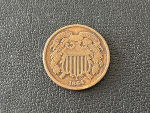 1864 2 Cents
