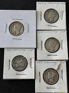 Silver Mercury Dimes
