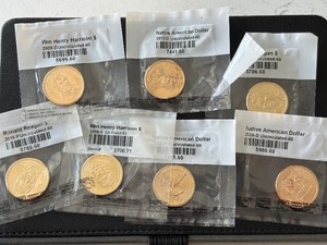 Uncirculated Presidential and Native American Dollars