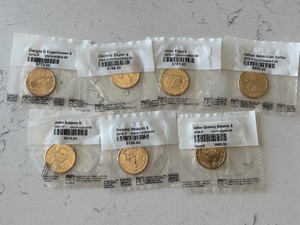 Uncirculated Presidential and Native American Dollars