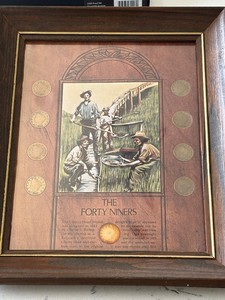 Liberty V Nickels in Framed 49ers Picture