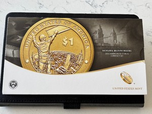 2015 Mohawk Ironworkers $1 Dollar Coin and Currency Set