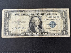 1935 G Blue Seal $1 Dollar Silver Certificate Star Note