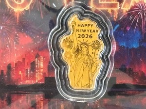11000 Ounce .999 Fine Gold Statue of Liberty