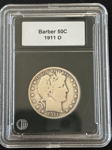 1911-D Barber Half Dollar