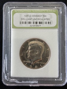 1981-D Kennedy Half Dollar Brilliant Uncirulated