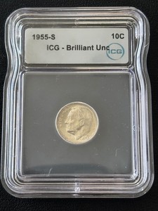 1955-S Roosevelt Dime ICG Brilliant Uncirculated