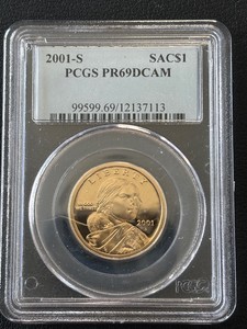 2001-S Sacagawea Dollar Proof PCGS PR69 Deep Cameo