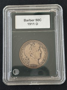 1911-D Barber Half Dollar