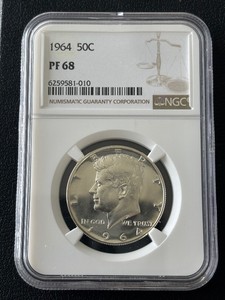 1964 Kennedy Half Dollar Proof NGC PF68