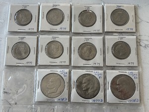 Susan B. Anthony and Eisenhower Dollars
