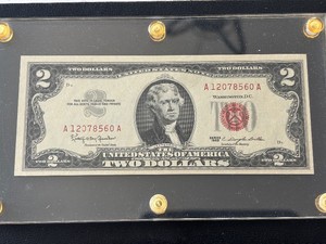 1963 Red Seal $2 Dollar Note Uncirculated