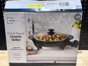 Mainstays 12 Round Ceramic Skillet