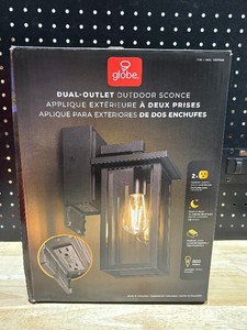 Dual Outlet Outdoor Sconce