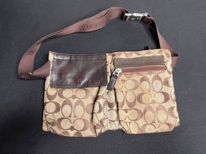 Vintage Belt Bag - Coach Signature Waist Pack Made in USA